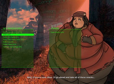 fallout 4 deviantart|Fallout 4 Weight gain mod (question for lovers of fat men).